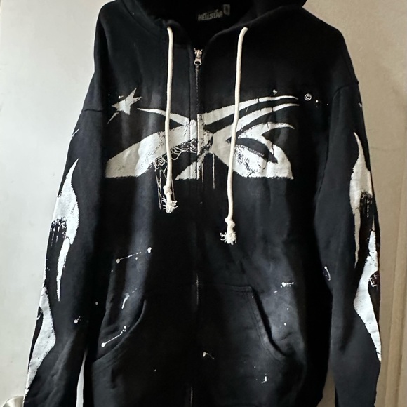 Hellstar Records Studio Zip up hoodie - Picture 6 of 8